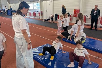 Sportujeme s dětmi z mateřských škol